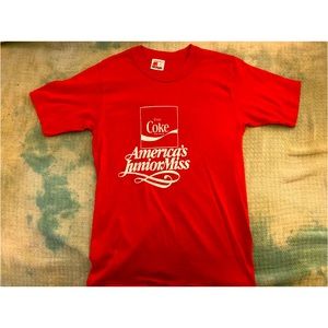 82’ enjoy Coke Americas junior miss tee